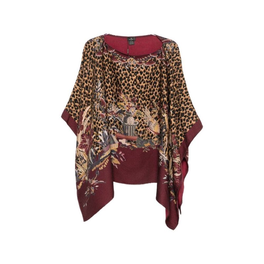 Etro Women Wool Blend Poncho